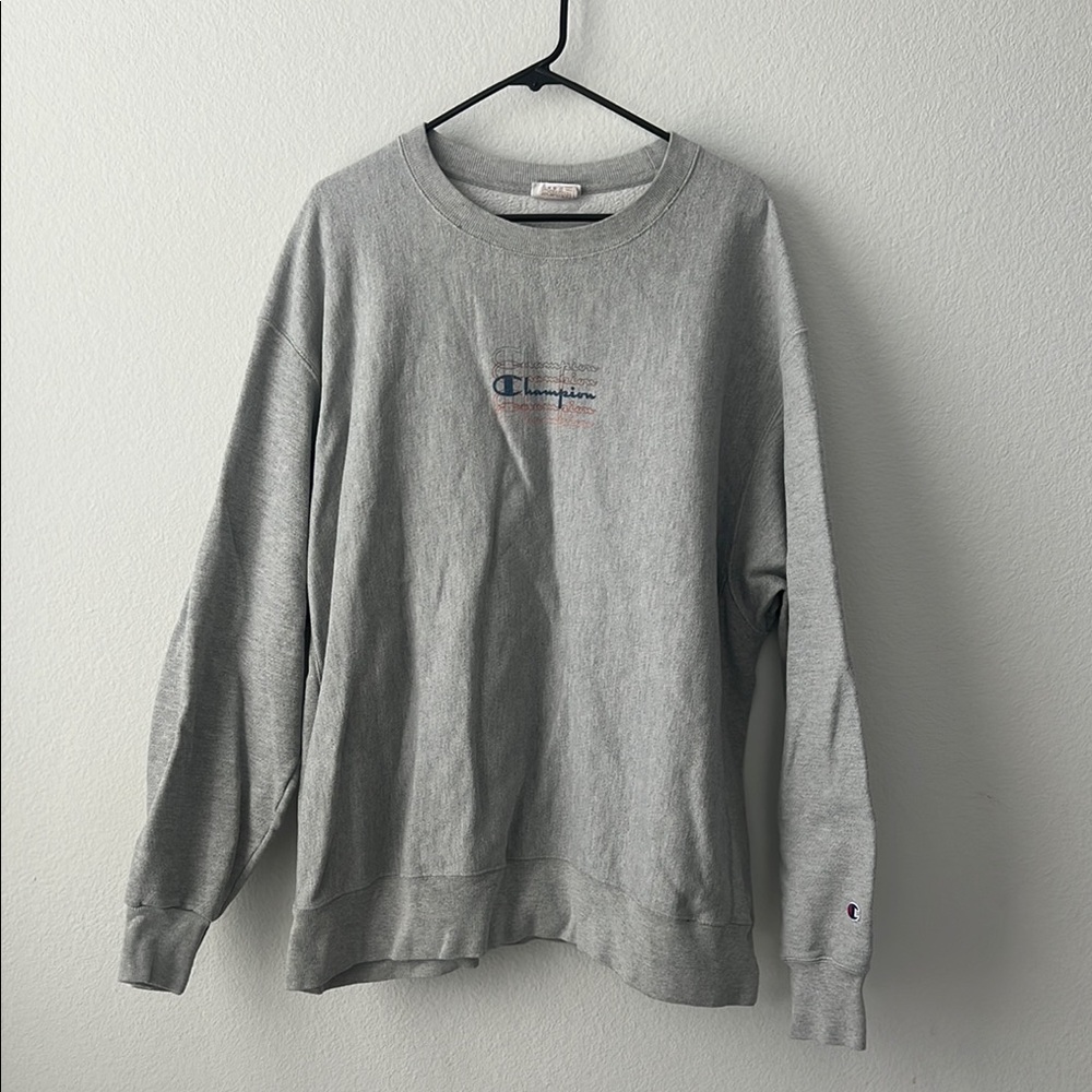 Champion Gray Men's Sweater - 2X/XXL